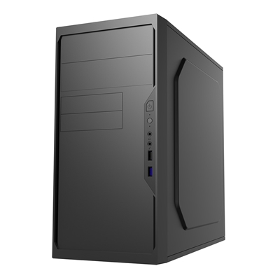 CiT Work Micro-ATX PC Case with USB 3.0, HD Audio, and Efficient Cooling. Compact Steel Design for Home and Office Builds image 3