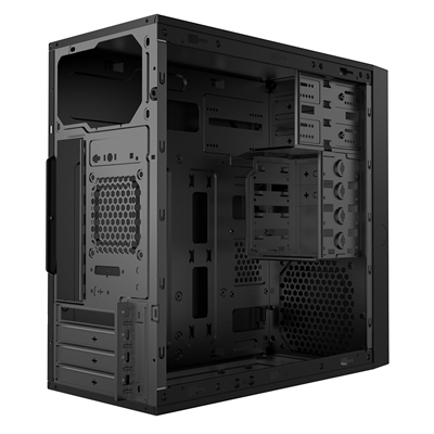 CiT Work Micro-ATX PC Case with USB 3.0, HD Audio, and Efficient Cooling. Compact Steel Design for Home and Office Builds image 6