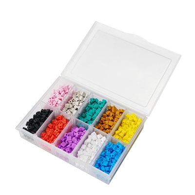 DeepCool PIXEL 10 Customisable Silicone Bits- Create Vibrant 8-Bit Mosaic Artwork with 10 Colour Options, Compatible with Multiple DeepCool Cases image 2