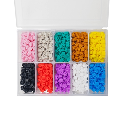 DeepCool PIXEL 10 Customisable Silicone Bits- Create Vibrant 8-Bit Mosaic Artwork with 10 Colour Options, Compatible with Multiple DeepCool Cases image 4