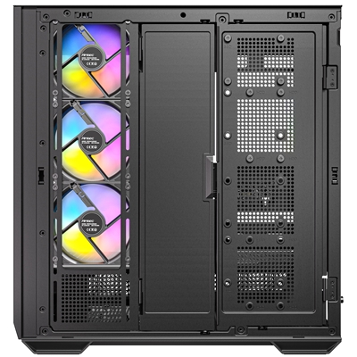Antec C7 ARGB Mid Tower Tempered Glass PC Gaming Case - Black, 3x 120mm & 1x 140mm ARGB Fans, USB 3.2 Gen2, EATX/ATX/mATX/mITX Support image 5