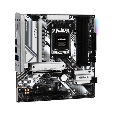 ASRock B650M Pro RS AMD AM5 Socket Motherboard, Micro-ATX, 4x DDR5 Slots, 3x M.2 Sockets, Fitted I/O Shield, 2.5GbE LAN, 1x DisplayPort / 1x HDMI Port image 5