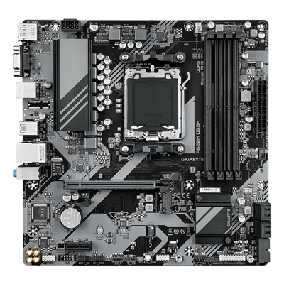 Gigabyte A620M DS3H Ultra Durable AMD AM5 Socket Motherboard, Micro-ATX, 4x DDR5 Slots, 1x M.2 Socket, 1x USB-C Port, GbE LAN, 1x D-Sub / 1x DisplayPort / 1x HDMI Port image 2