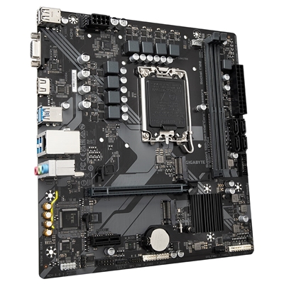 Gigabyte B760M H DDR4 Ultra Durable Intel 1700 Socket Motherboard, Micro-ATX, 2x DDR4 Slots, 2x M.2 Sockets, GbE LAN, 1x D-Sub / 1x HDMI Port image 3