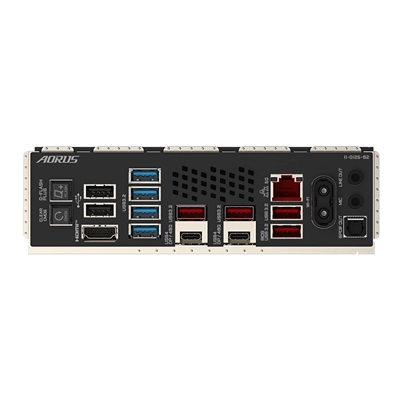 Gigabyte X870E AORUS MASTER AMD AM5 Socket Motherboard, ATX, 4x DDR5 Slots, 4x M.2 Sockets, Fitted I/O Shield, 5GbE LAN, Wi-Fi 7, 1x HDMI Port / 2x USB-C (USB4) image 5