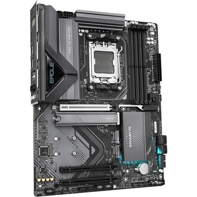 Gigabyte X870 EAGLE WIFI7 AMD AM5 Socket Motherboard, ATX, 4x DDR5 Slots, 3x M.2 Sockets, Fitted I/O Shield, 2.5GbE LAN, Wi-Fi 7, 1x HDMI Port / 2x USB-C (USB4) image 3