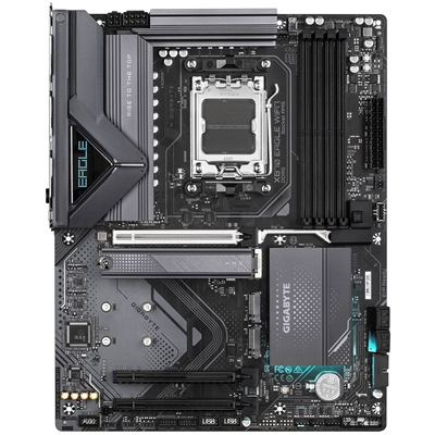Gigabyte X870 AORUS ELITE WIFI7 AMD AM5 Socket Motherboard, ATX, 4x DDR5 Slots, 4x M.2 Sockets, Fitted I/O Shield, 2.5GbE LAN, Wi-Fi 7, 1x HDMI Port / 2x USB-C (USB4) image 2