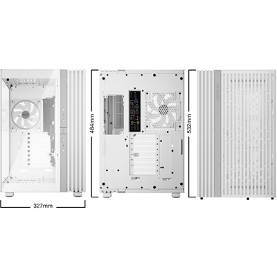 be-quiet! Light Base 900 FX, White, Full Tower E-ATX Case, Massive ARGB LED Strip, Full Windowed Design, 4 Light Wings 140mm PWM fans included image 2
