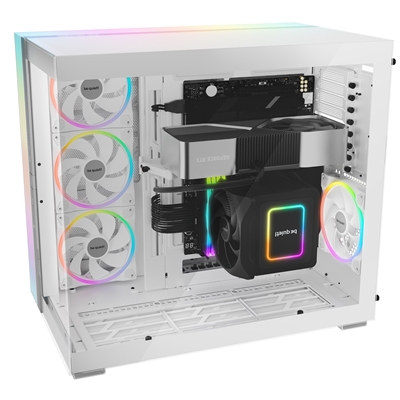 be-quiet! Light Base 900 FX, White, Full Tower E-ATX Case, Massive ARGB LED Strip, Full Windowed Design, 4 Light Wings 140mm PWM fans included image 4