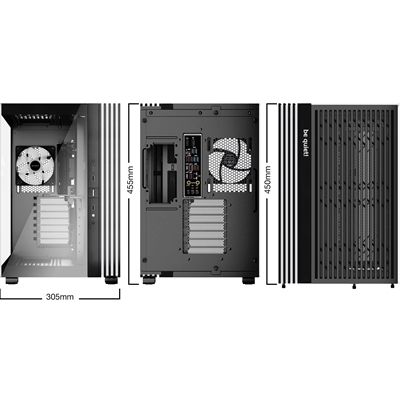 be-quiet! Light Base 600 LX, Black, Midi-Tower ATX Case, Massive ARGB LED Strip, Full Windowed Design, 4x Light Wings LX 120mm PWM fans included image 2