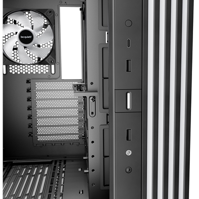 be-quiet! Light Base 600 LX, Black, Midi-Tower ATX Case, Massive ARGB LED Strip, Full Windowed Design, 4x Light Wings LX 120mm PWM fans included image 6