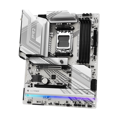 ASRock X870 PRO RS WIFI AMD AM5 Socket Motherboard, ATX, 4x DDR5 Slots, 3x M.2 Sockets, Fitted I/O Shield, 2.5GbE LAN, Wi-Fi 7, 1x HDMI Port / 2x USB-C (USB4) image 5
