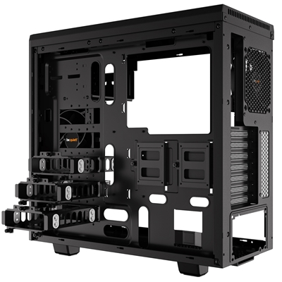 be quiet! Pure Base 600 Case, Silver, MId Tower, 2 x USB 3.2 Gen 1 Type-A, 3 x Pure Wings 2 Black PWM Fans Included, Completely Sound Insulated with Dampening Materials, Adjustable Top Cover Vent image 5