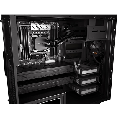 be quiet! Pure Base 600 Case, Silver, MId Tower, 2 x USB 3.2 Gen 1 Type-A, 3 x Pure Wings 2 Black PWM Fans Included, Completely Sound Insulated with Dampening Materials, Adjustable Top Cover Vent image 6
