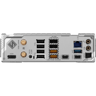 ASRock X870 STEEL LEGEND WIFI AMD AM5 Socket Motherboard, ATX, 4x DDR5 Slots, 3x M.2 Sockets, Fitted I/O Shield, 2.5GbE LAN, Wi-Fi 7, 1x HDMI Port / 2x USB-C (USB4) image 6
