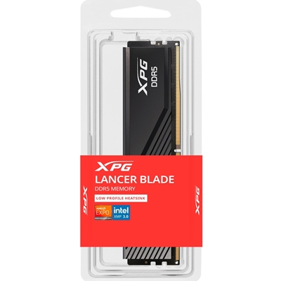 Adata XPG Lancer Blade AX5U6400C3216G-SLABBK 16GB U-DIMM System Memory DDR5, 6400MHz, 1 x 16GB Kit image 3