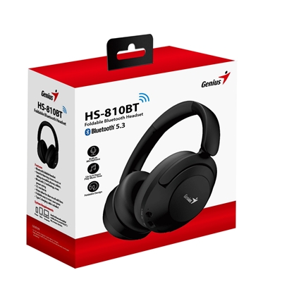 Genius HS-810BT Foldable Bluetooth 5.3 Headset with USB-C Charging image 4