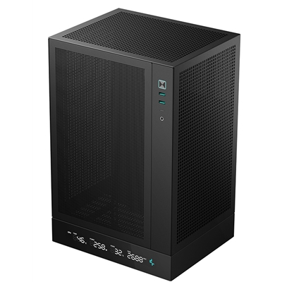 Deepcool CH170 Digital Mini-ITX Case - High Airflow, Supports Water Cooling, Ultra-Quiet Operation, Compact Design for Efficient Space Management image 2