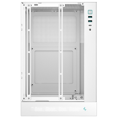 Deepcool CH170 Digital White Mini-ITX Case - High Airflow, Supports Water Cooling, Ultra-Quiet Operation, Compact Design for Efficient Space Management image 5