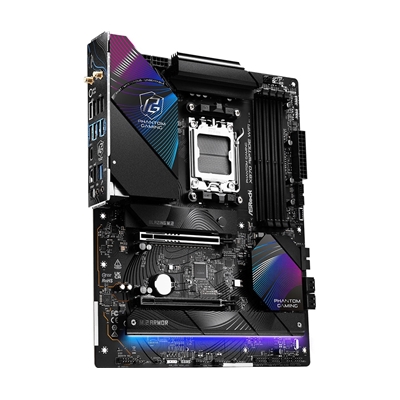 ASRock X870 RIPTIDE WIFI AMD AM5 Socket Motherboard, ATX, 4x DDR5 Slots, 3x M.2 Sockets, Fitted I/O Shield, 2.5GbE LAN, Wi-Fi 7, 1x HDMI Port / 2x USB-C (USB4) image 3