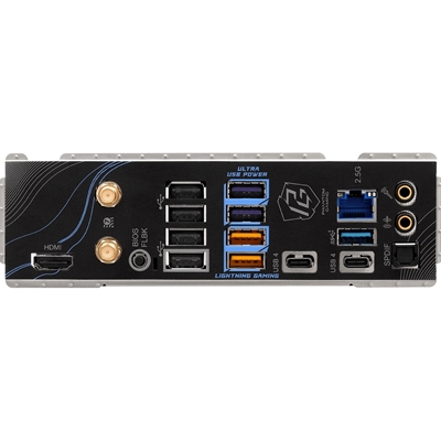ASRock X870 RIPTIDE WIFI AMD AM5 Socket Motherboard, ATX, 4x DDR5 Slots, 3x M.2 Sockets, Fitted I/O Shield, 2.5GbE LAN, Wi-Fi 7, 1x HDMI Port / 2x USB-C (USB4) image 5
