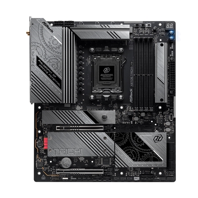 ASRock X870E TAICHI LITE AMD AM5 Socket Motherboard, E-ATX, 4x DDR5 Slots, 4x M.2 Sockets, Fitted I/O Shield, 5GbE LAN, Wi-Fi 7, 1x HDMI Port / 2x USB-C (USB4) image 2