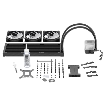 be quiet! Light Loop 360mm AIO Liquid Cooler - High-Performance ARGB All-in-One Water Cooling System with Triple Light Wings LX PWM Fans image 5