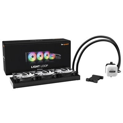 be quiet! Light Loop 360mm AIO Liquid Cooler - High-Performance ARGB All-in-One Water Cooling System with Triple Light Wings LX PWM Fans image 6