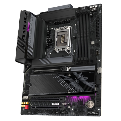 Gigabyte Z890 AORUS ELITE WIFI7 Intel 1851 Socket Motherboard, ATX, 4x DDR5 Slots, 4x M.2 Sockets, Fitted I/O Shield, 2.5GbE LAN, Wi-Fi 7, 1x DisplayPort / 1x USB-C (USB4) image 4