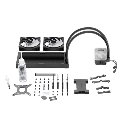 be quiet! Light Loop 240mm Liquid Cooler - High-Performance ARGB All-in-One Water Cooling System with Dual Light Wings LX PWM Fans image 5