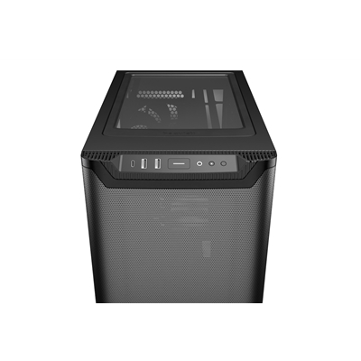 be quiet! Pure Base 501 Airflow Black ATX Mid Tower Case with USB-A, USB-C, 2 x Pure Wings 2 140mm Black PWM Fans, Sleek Front Panel and Airflow Cover image 6