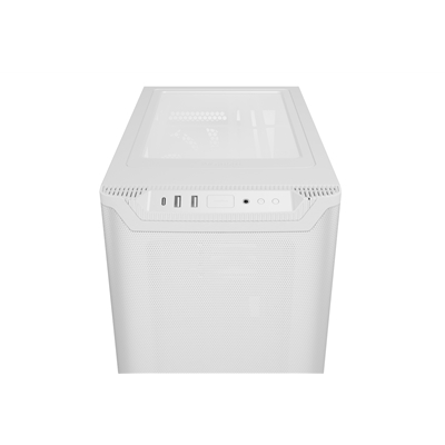 be quiet! Pure Base 501 Airflow Window White ATX Mid Tower Case with USB-A, USB-C, 2 x Pure Wings 2 140mm Black PWM Fans, Sleek Front Panel and Airflow Cover image 6