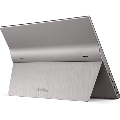 Viewsonic TD1655 16-Inch USB-C Multi-Touch, IPS Portable Monitor, 1920x1080, 60Hz, Mini HDMI, Speakers, 6.5ms, Metallic with Foldable Stand, Pivotable Display image 3