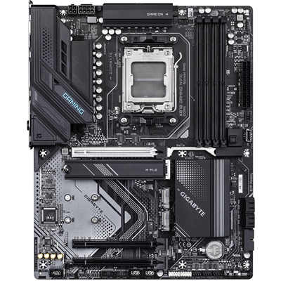 Gigabyte X870 GAMING WIFI6 AMD AM5 Socket Motherboard, ATX, 4x DDR5 Slots, 3x M.2 Sockets, Fitted I/O Shield, 2.5GbE LAN, Wi-Fi 6, 1x HDMI Port / 1x USB-C (USB4) image 2