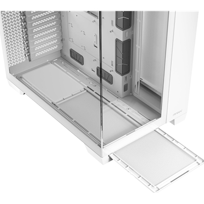 ANTEC Constellation C8 Dual Chamber Case, Gaming, White, Full Tower, 2 x USB 3.0 / 1 x USB Type-C, Seamless Left and Front Tempered Glass Side Panel, E-ATX, ATX, Micro ATX, ITX image 4