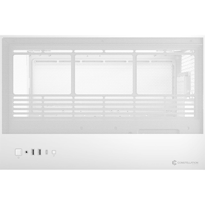 ANTEC Constellation C8 Dual Chamber Case, Gaming, White, Full Tower, 2 x USB 3.0 / 1 x USB Type-C, Seamless Left and Front Tempered Glass Side Panel, E-ATX, ATX, Micro ATX, ITX image 5