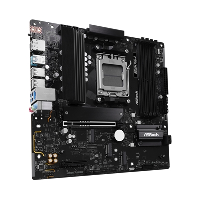 ASRock B850 Pro-A AMD AM5 Socket Motherboard, ATX, 4x DDR5 Slots, 4x M.2 Sockets, 2.5GbE LAN, 1x HDMI Port / 1x USB-C image 3