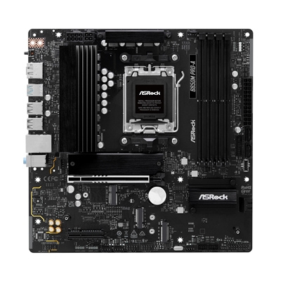 ASRock B850 Pro-A AMD AM5 Socket Motherboard, ATX, 4x DDR5 Slots, 4x M.2 Sockets, 2.5GbE LAN, 1x HDMI Port / 1x USB-C image 6