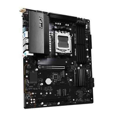 ASRock B850 Pro-A WiFi AMD AM5 Socket Motherboard, ATX, 4x DDR5 Slots, 4x M.2 Sockets, 2.5GbE LAN, Wi-Fi 6E, 1x HDMI Port / 1x USB-C image 3