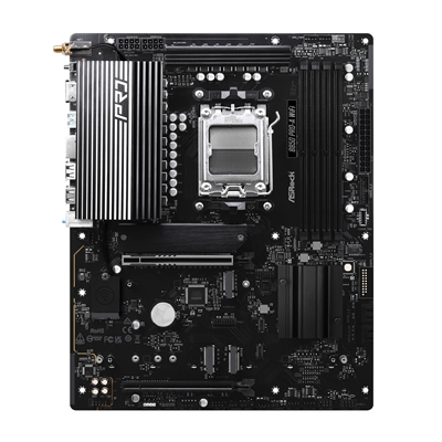 ASRock B850 Pro-A WiFi AMD AM5 Socket Motherboard, ATX, 4x DDR5 Slots, 4x M.2 Sockets, 2.5GbE LAN, Wi-Fi 6E, 1x HDMI Port / 1x USB-C image 5