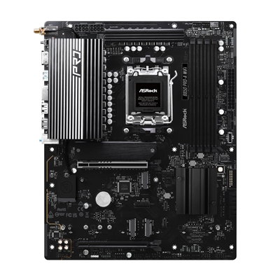 ASRock B850 Pro-A WiFi AMD AM5 Socket Motherboard, ATX, 4x DDR5 Slots, 4x M.2 Sockets, 2.5GbE LAN, Wi-Fi 6E, 1x HDMI Port / 1x USB-C image 6