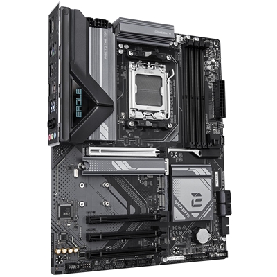 Gigabyte B850 EAGLE WIFI6E AMD AM5 Socket Motherboard, ATX, 4x DDR5 Slots, 3x M.2 Sockets, Fitted I/O Shield, GbE LAN, Wi-Fi 6E, 1x DisplayPort / 1x HDMI Port image 3