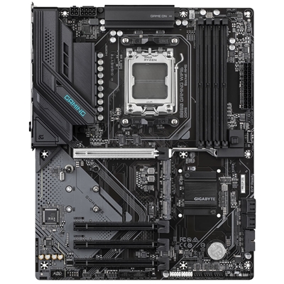 Gigabyte B850 GAMING WIFI6 AMD AM5 Socket Motherboard, ATX, 4x DDR5 Slots, 3x M.2 Sockets, Fitted I/O Shield, GbE LAN, Wi-Fi 6, 1x DisplayPort / 1x HDMI Port image 2