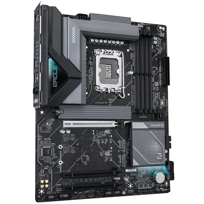 Gigabyte B860 EAGLE WIFI6E Intel 1851 Socket Motherboard, ATX, 4x DDR5 Slots, 3x M.2 Sockets, Fitted I/O Shield, 2.5GbE LAN, Wi-Fi 6E, 1x DisplayPort / 1x HDMI Port image 3