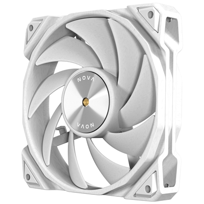 Antec NOVA 120 PWM Fan, White, High-Performance Cooling with Fluid Dynamic Bearing, Precise Three-Phase Speed Control, Industrial-Grade Metal Construction, and Dustproof Design image 4