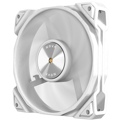Antec NOVA 120 PWM Fan, White, High-Performance Cooling with Fluid Dynamic Bearing, Precise Three-Phase Speed Control, Industrial-Grade Metal Construction, and Dustproof Design image 5