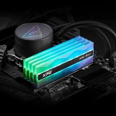 Adata Lancer Neon AX5U8000C3816G-DCLANRSG 32GB (2 x 16GB) DDR5 8000MHz, CL38, 1.45v, Silver RGB Eco System Memory, Using Eco-Friendly Material image 4