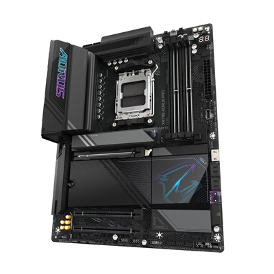 Gigabyte X870E AORUS PRO AMD AM5 Socket Motherboard, ATX, 4x DDR5 Slots, 4x M.2 Sockets, Fitted I/O Shield, 2.5GbE LAN, Wi-Fi 7, 1x HDMI Port / 2x USB-C (USB4) image 4