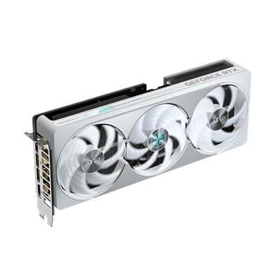 Gigabyte NVIDIA GeForce RTX 5080 AERO OC SFF 16GB GDDR7 Graphics Card, 10752 CUDA Cores, 2730 MHz Core Clock, Triple Fan, White, RGB, 3x DisplayPorts / 1x HDMI Ports image 2