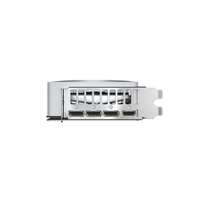 Gigabyte NVIDIA GeForce RTX 5080 AERO OC SFF 16GB GDDR7 Graphics Card, 10752 CUDA Cores, 2730 MHz Core Clock, Triple Fan, White, RGB, 3x DisplayPorts / 1x HDMI Ports image 5